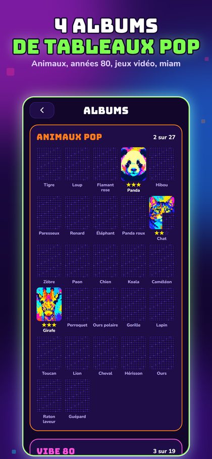 Les albums de tableaux pop